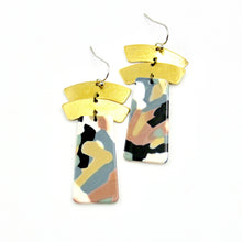 Chunky Drop Earrings - Neutral