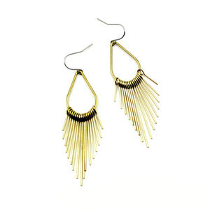 Fringe Teardrop Earrings