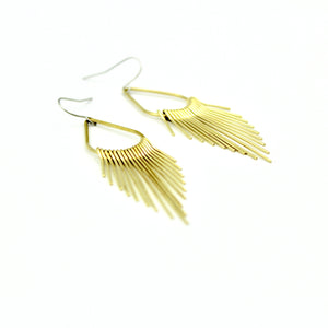 Fringe Teardrop Earrings