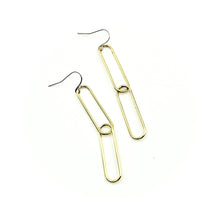 Paperclip Link Earrings