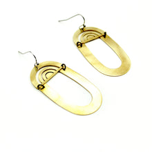 Oblong Rainbow Earrings