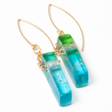 Mosaic Stiletto Gold Filled Earrings