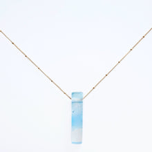 Mosaic Stiletto Gold Filled Necklace