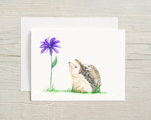 Hedgehog Greeting Card