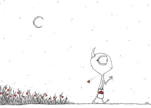 Creatures of the Heart Print - How to Walk Across the Plains