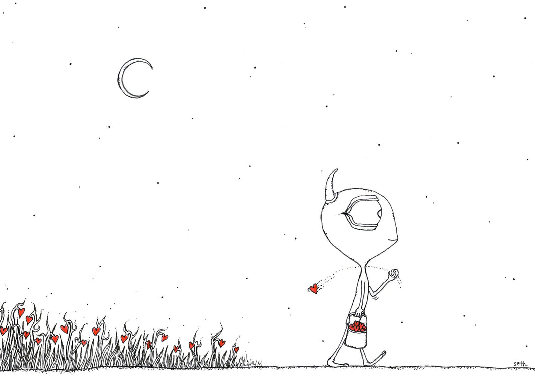 How to Walk Across the Plains Sticker
