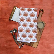 Palm Leaves Print Tea Towel
