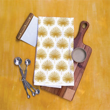 Palm Leaves Print Tea Towel