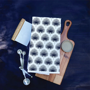 Palm Leaves Print Tea Towel