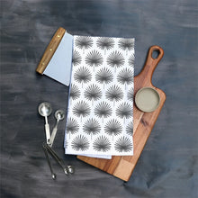 Palm Leaves Print Tea Towel