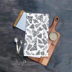 Moth Print Tea Towel