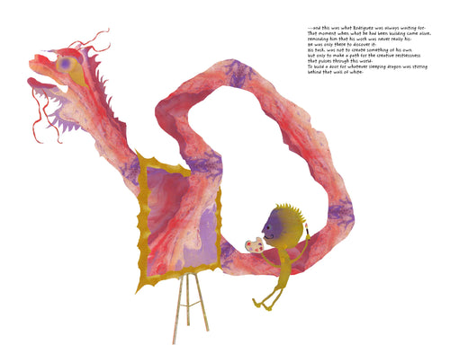 Small Tales Print - The Sleeping Dragon