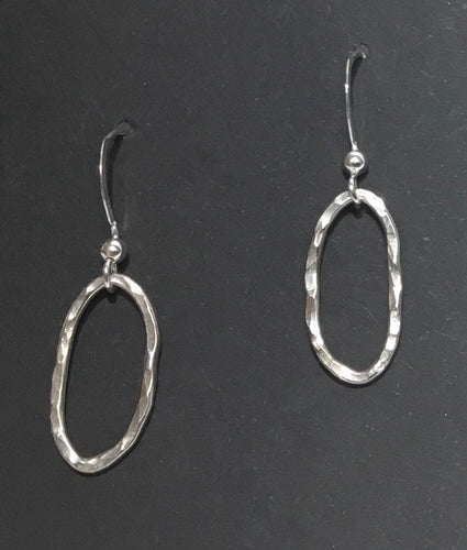 Oval Hoop Earrings