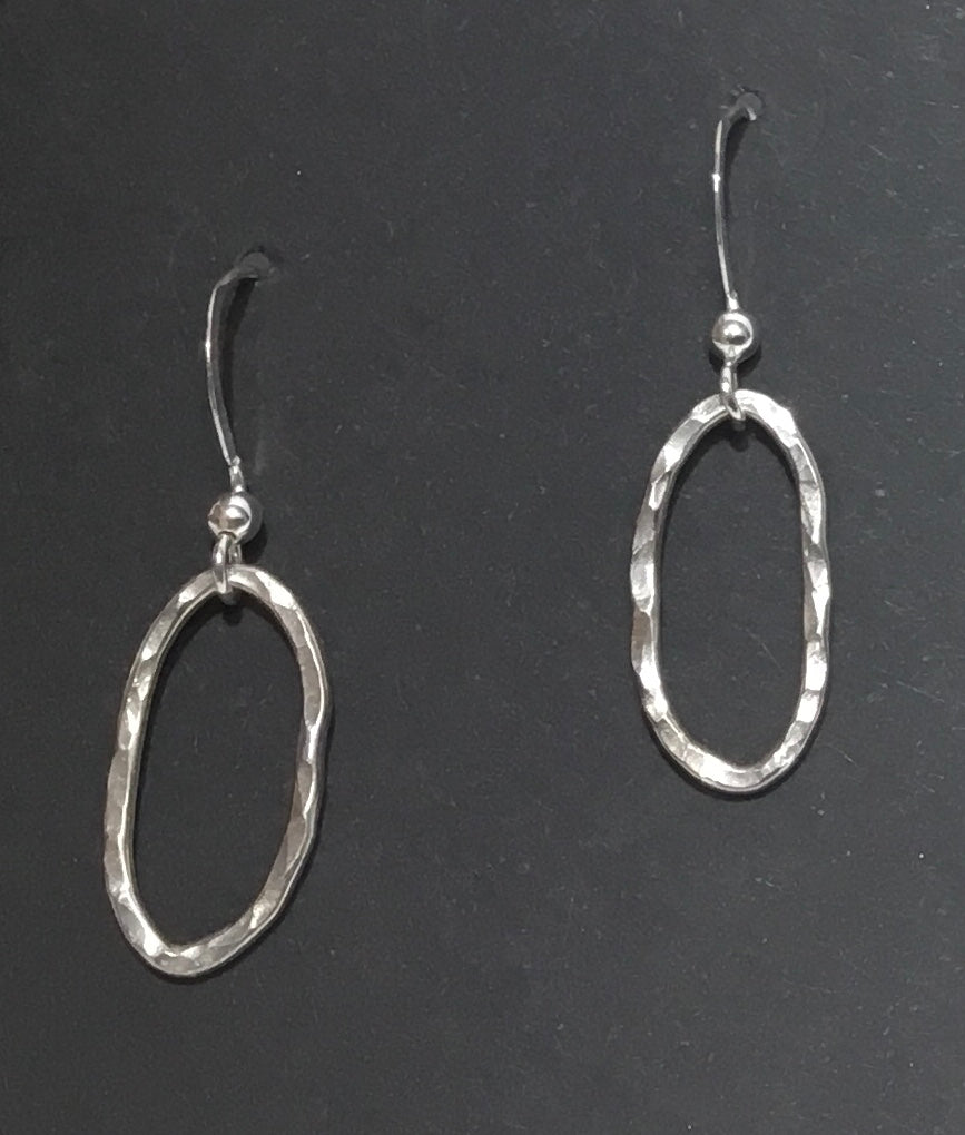 Oval Hoop Earrings