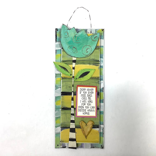 Hanging Plaque - Dear Sister