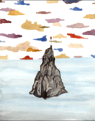 New World White Framed Print - Beacon