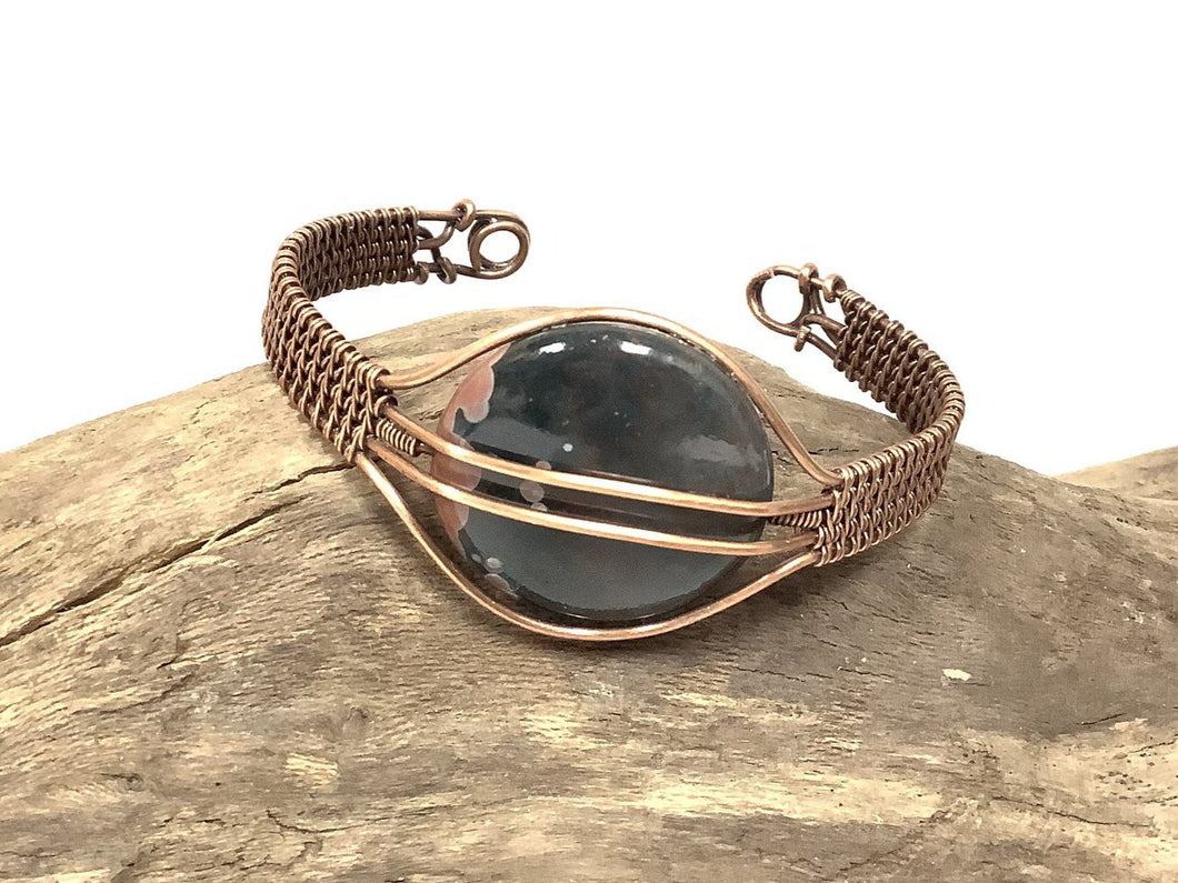 Handwoven Copper Wire Bracelet