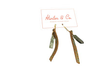 Leather and Bones earrings