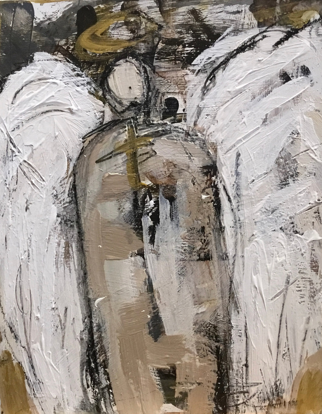 Angel on panel
