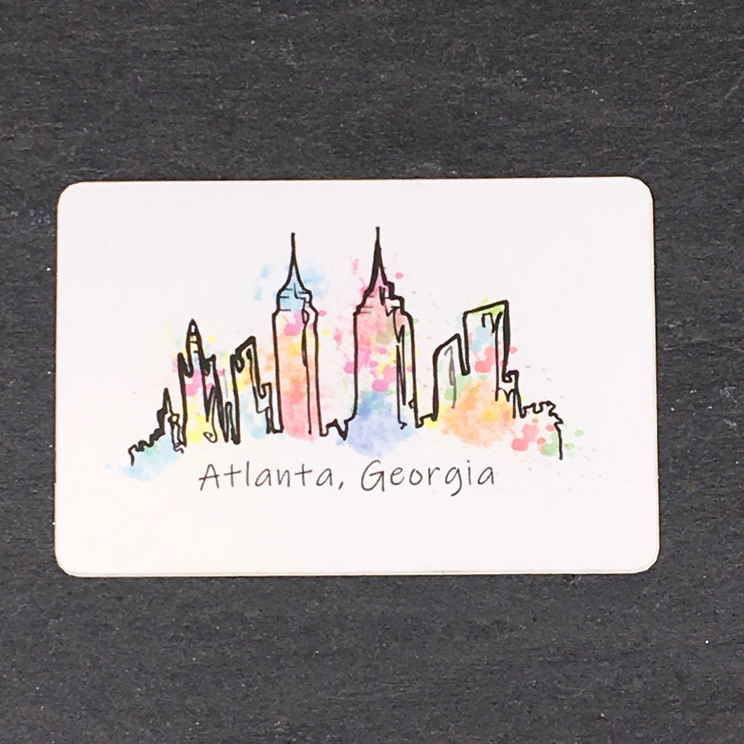 Atlanta Skyline Sticker