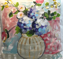 Floral Painted Pillows