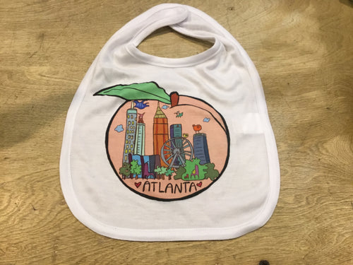 ATL peach bib