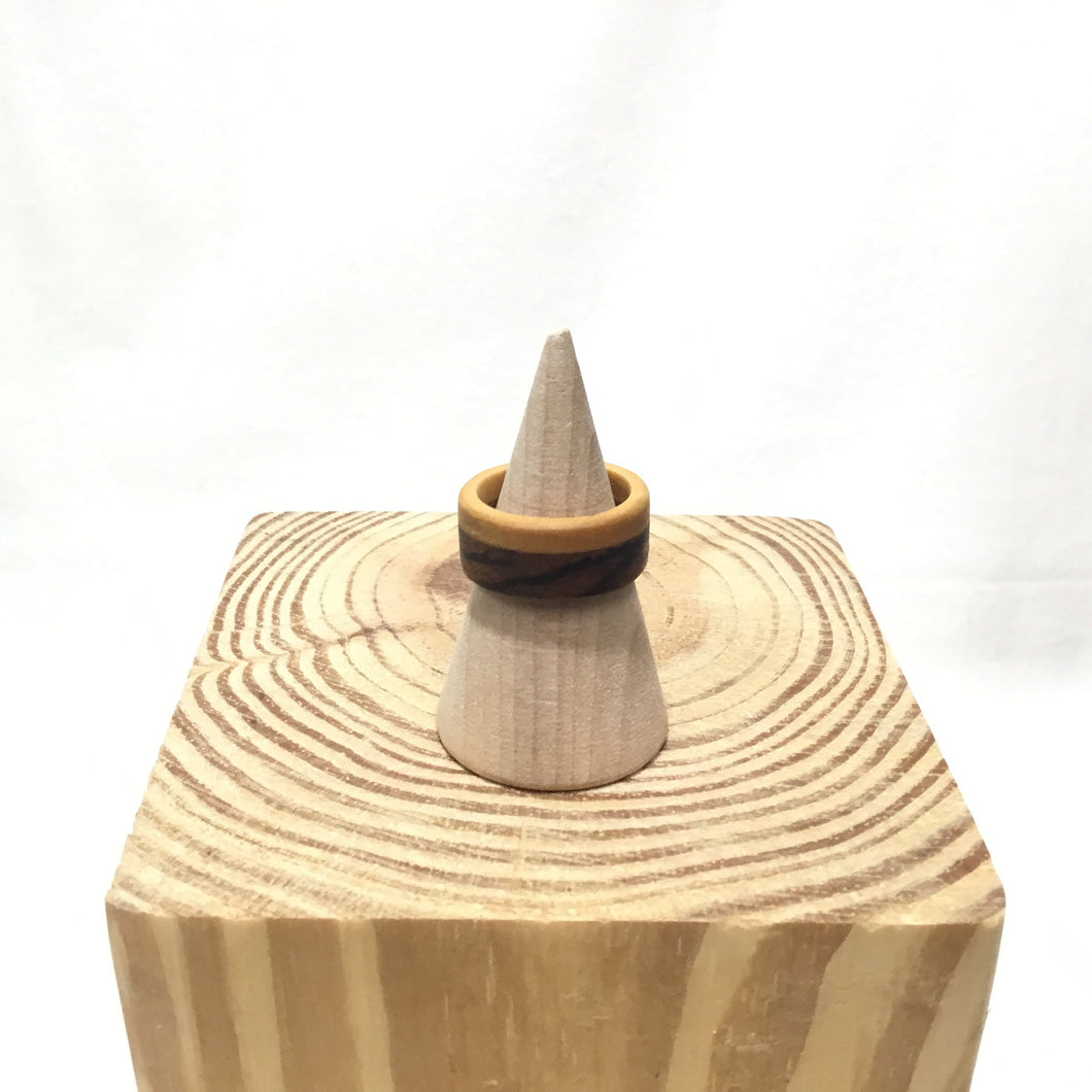Maple & Zebrawood Ring