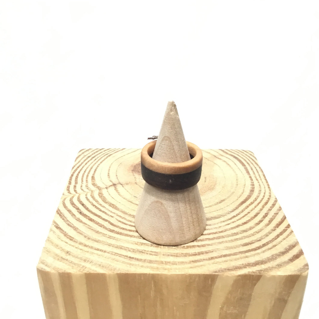 Leopardwood, Walnut, and Maple Ring