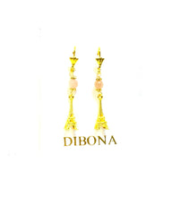 Gold Plated Eiffel Tower Earrings