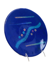 Blue Plate w/ Dichroic Inclusions