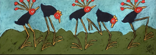 Funkadelic Birds (blue)