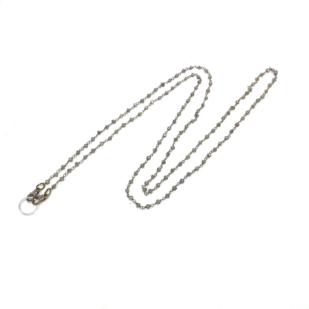 Necklace - Labradorite Rosary Chain