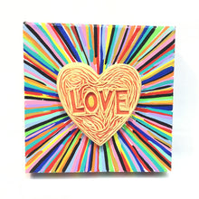 Mixed Media Love Painting