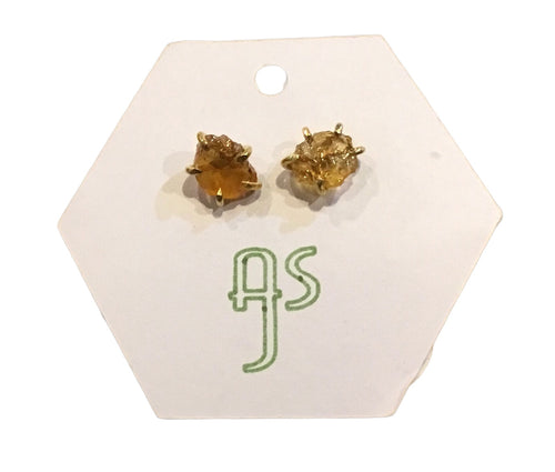 Citrine Studs