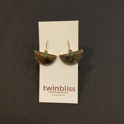 Earth & Sky - Abstract Gold Half Circle