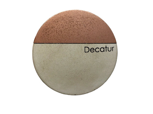 Concrete Coasters - Decatur - Rose Gold