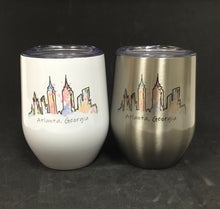 Stainless Steel Wine Tumbler - Atlanta Skyline