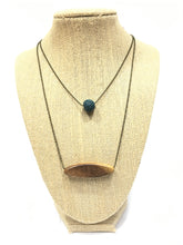 Double Layer Diffuser Necklace - Wood & Lava