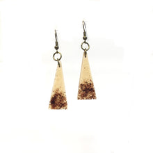 Medium Wood and Epoxy Earrings