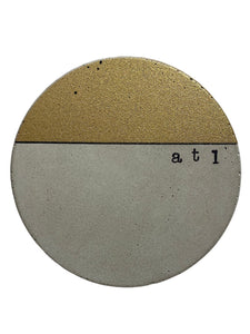 Concrete Coasters - ATL - Gold