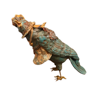 Singing Blue Bird with Crown