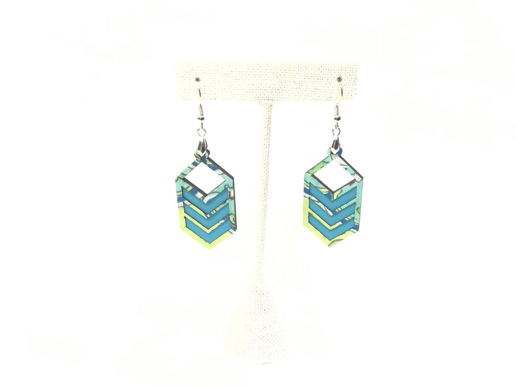 Large Chevron Earrings