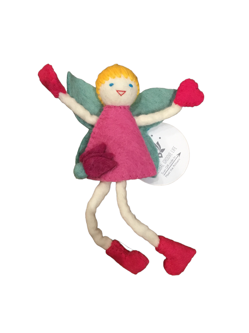 Blonde Hair Tooth Fairy Pillow