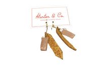 Leather and Bones earrings