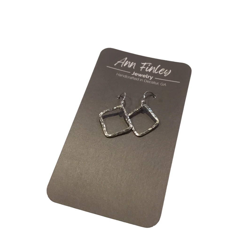 Diamond Hoop Earrings