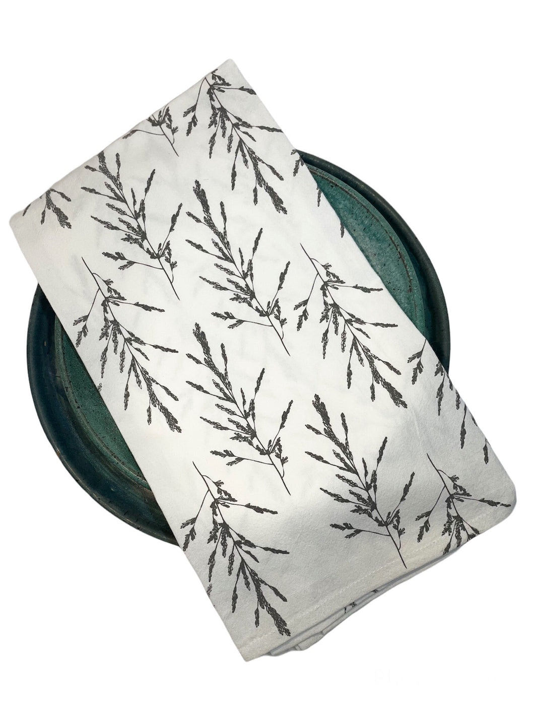 Feather Reed Print Tea Towel