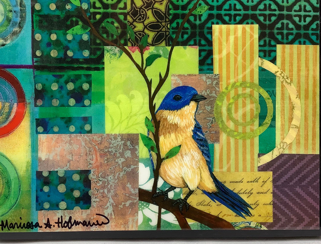 Bluebird Perched 7x10