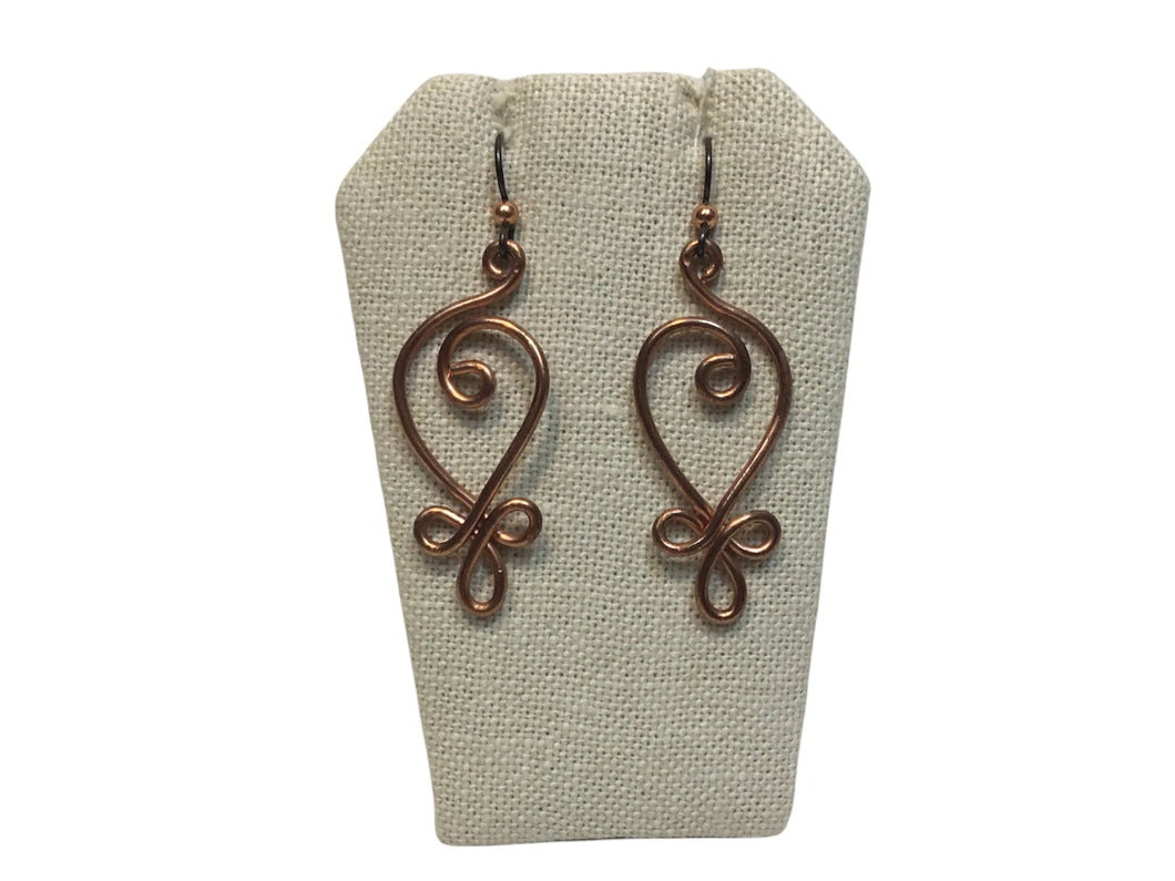 Heart Twist Earrings