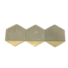 Hexagon Cheeseboard with Gold and Black Trim