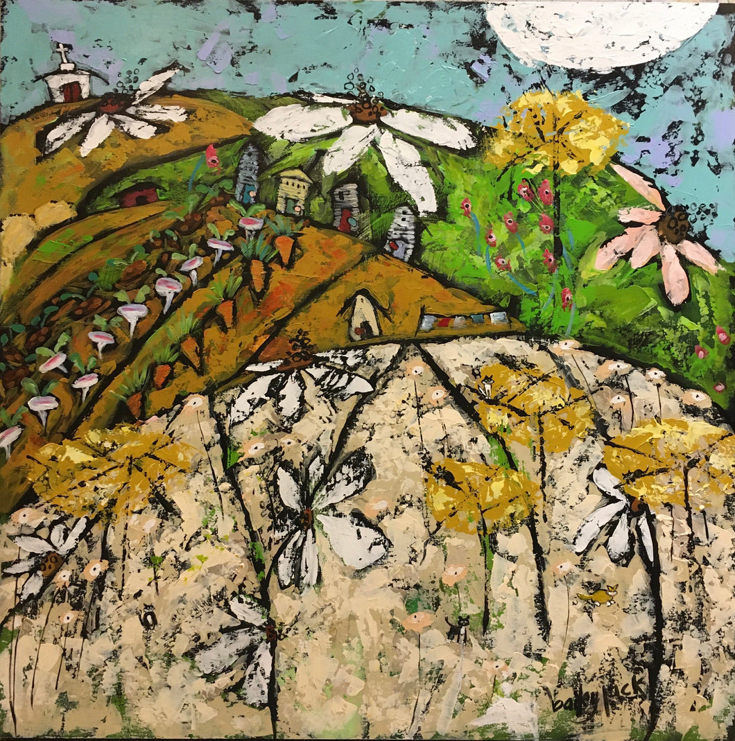 Big Moon Over Tip Top Hill